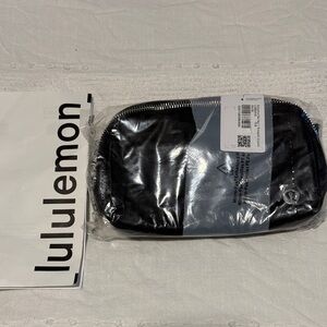 Lululemon Black and Gray Patterned Pouch